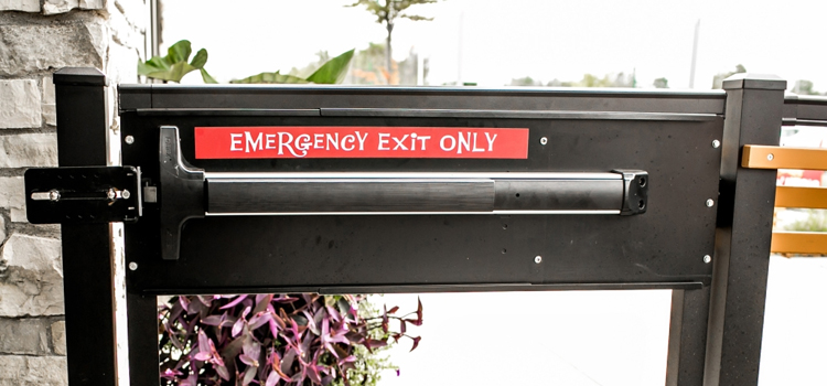emergency push bar installation in Laguna Niguel