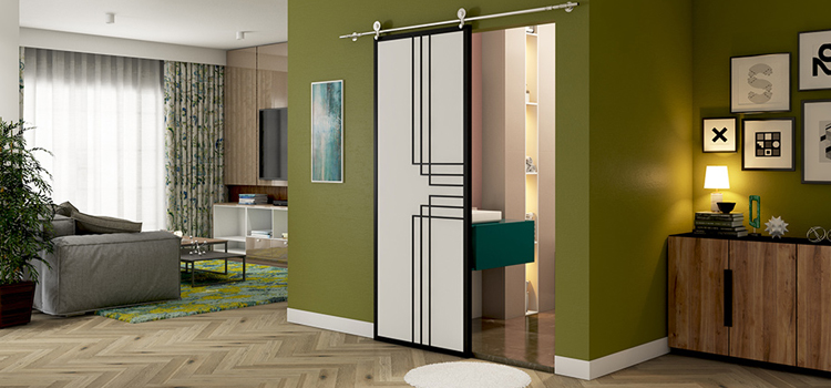 sliding bathroom door installation in Laguna Niguel
